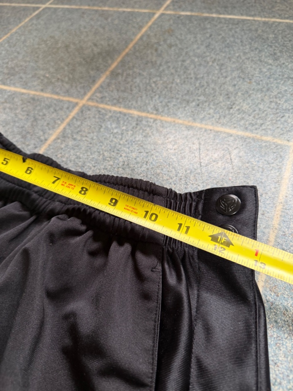 NIKE Black Tear Away Basketball Pants - "RESPECT" Model - Y2K Era - Picture 13 of 16